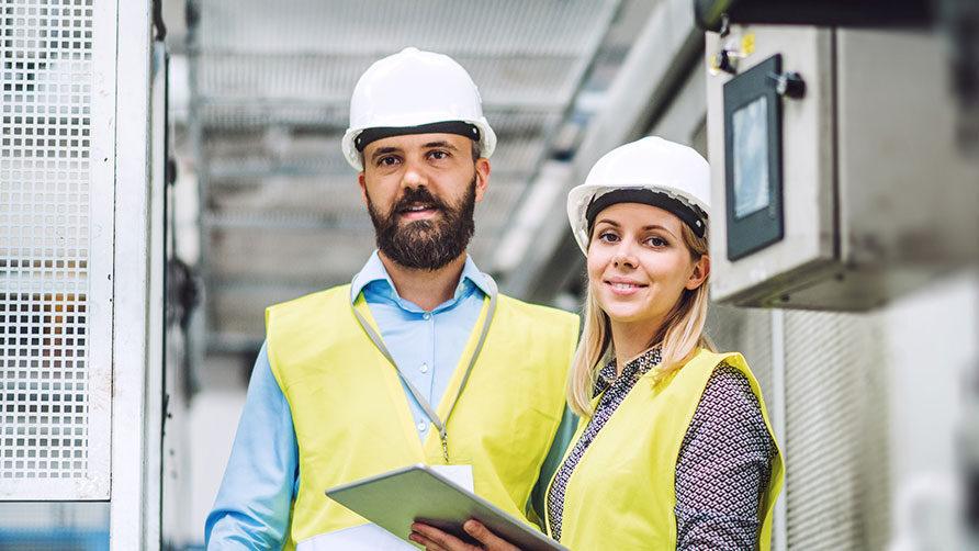 Das Cutronik-Team auf der Baustelle